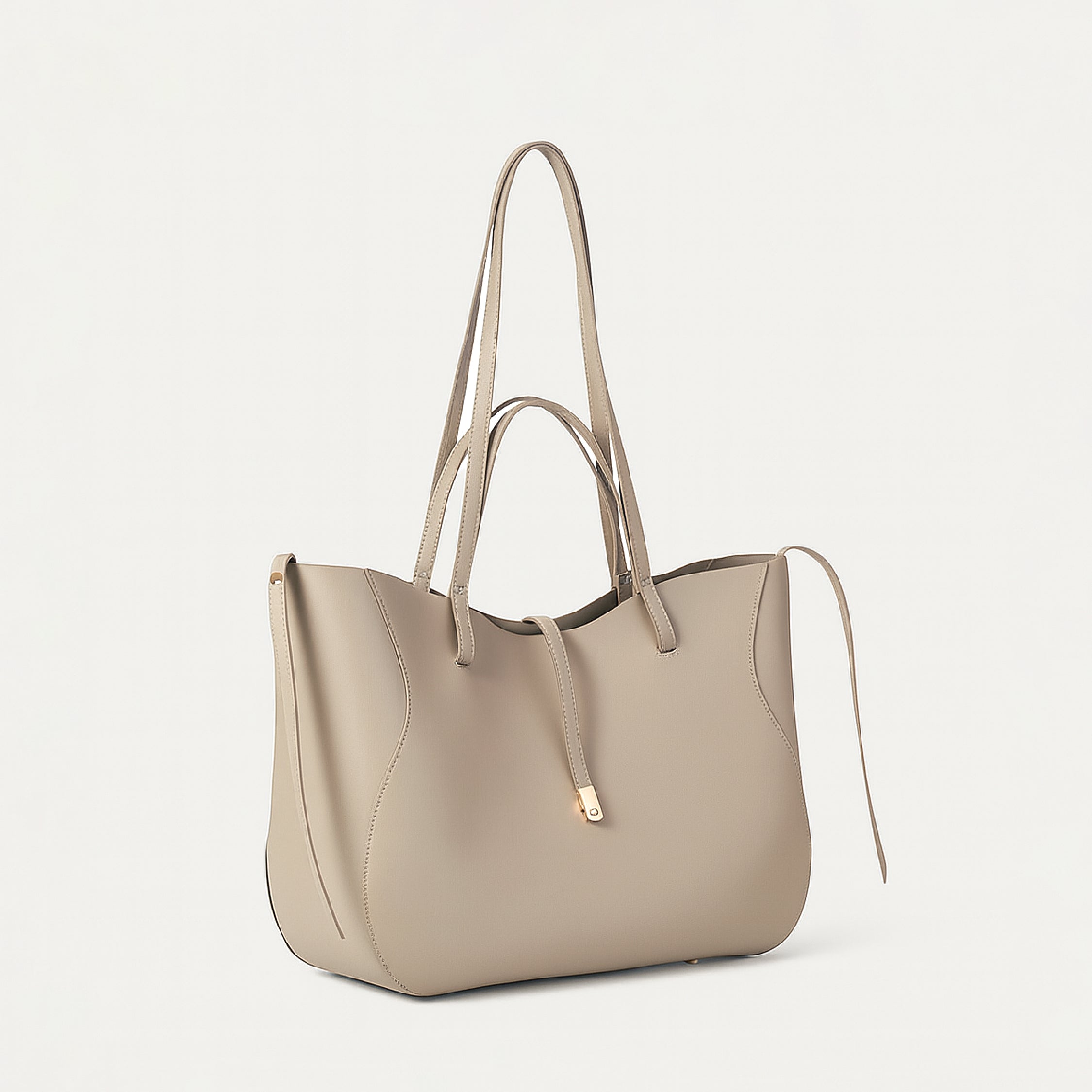 Slouchy Tote - White