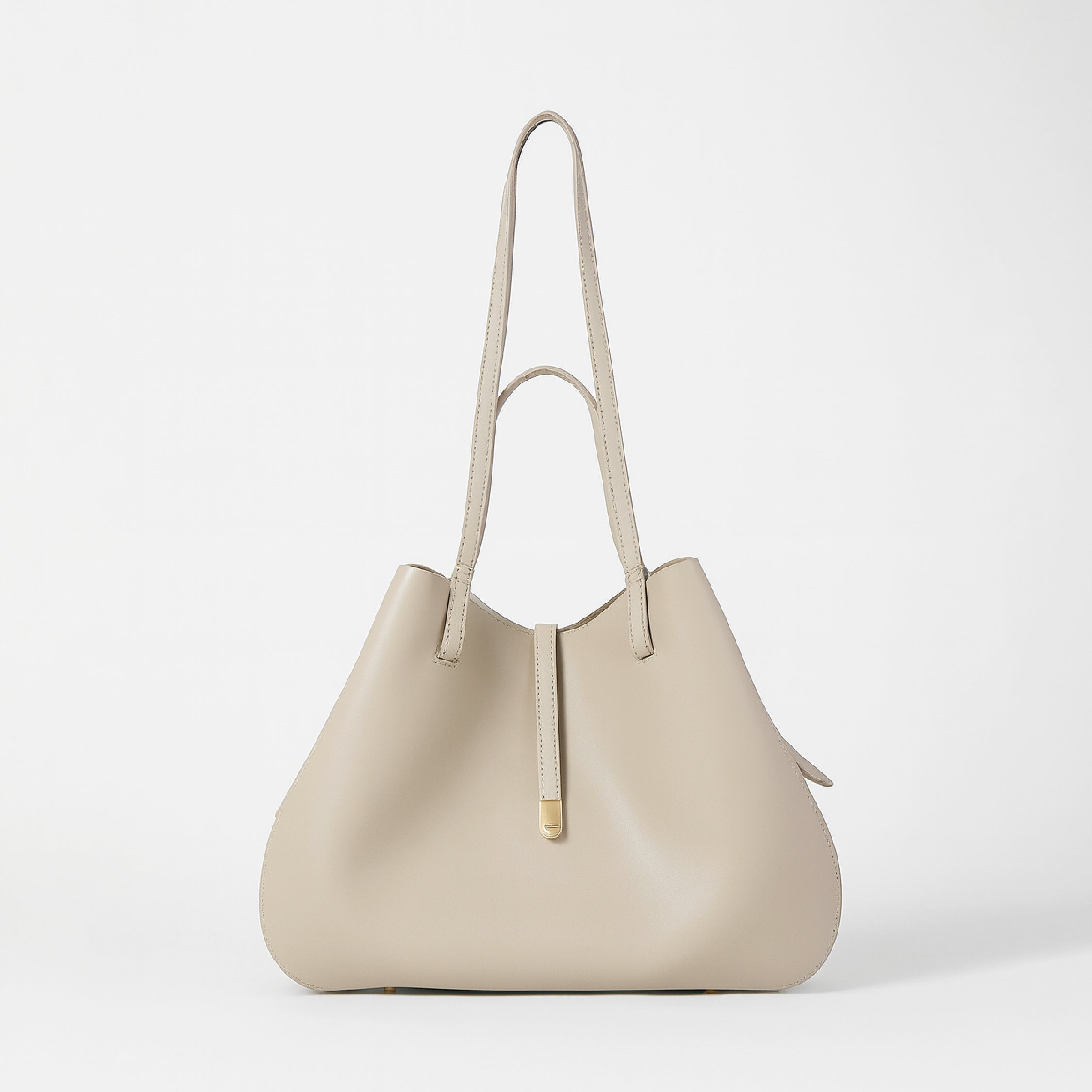 Slouchy Tote - White